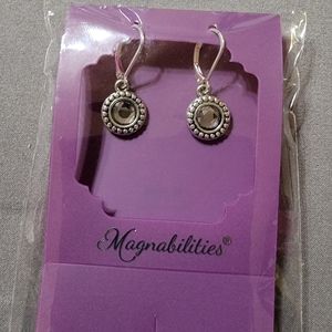 Magnabilities earrings - violet